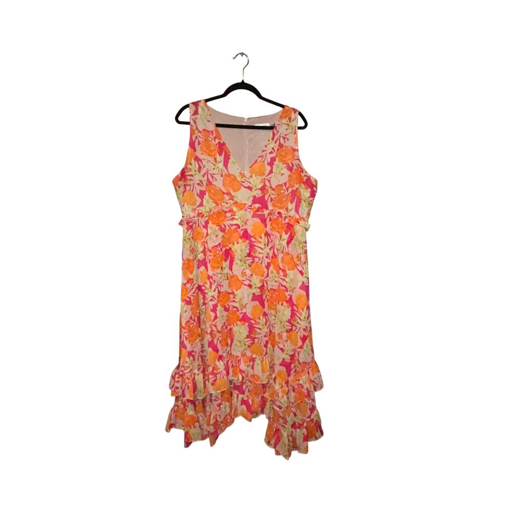 Calvin Klein Easter CottageCore Boho Soft Girl Girly Romantic Midi Dress